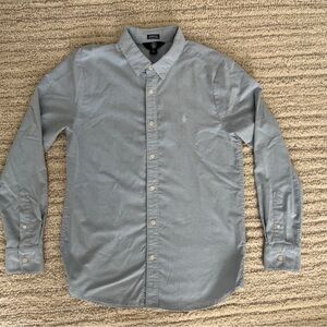 Men’s Volcom “True To This” Light Blue Button Up Shirt, Sz S